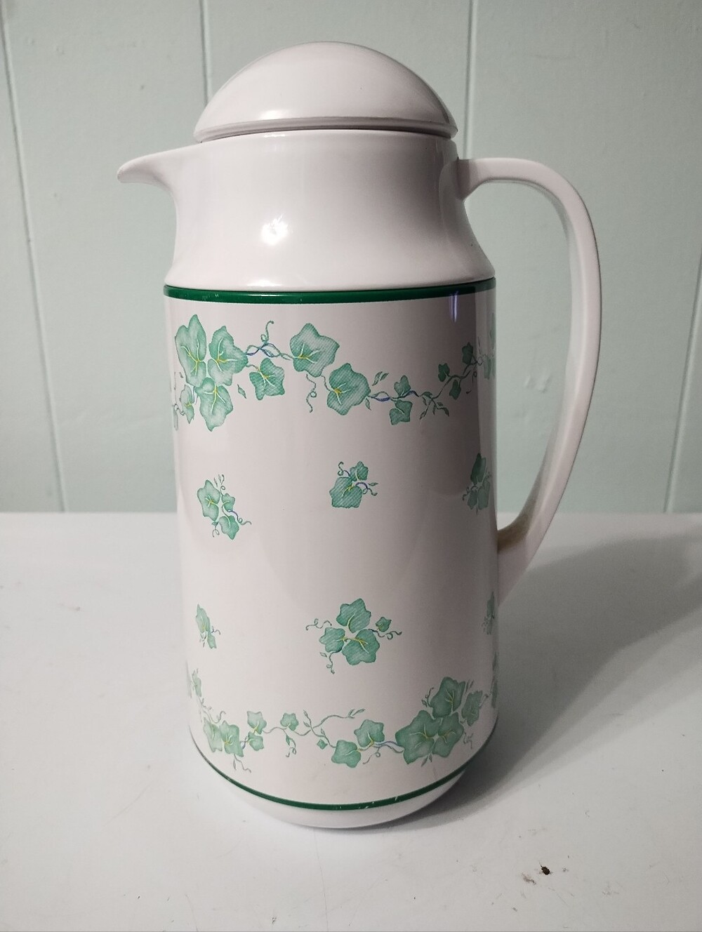 Vintage 1 Quart Corning Callaway Ivy Thermique Carafe